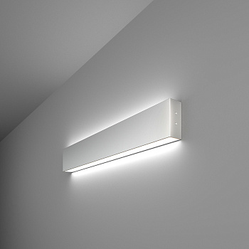 Линейный светодиодный накладной двусторонний светильник 20Вт 6500К серебро матовое IP20 (a041476) Elektrostandard Pro