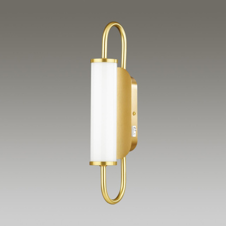 Настенный св-к выкл на базе LED 6W 480Лм 3000К PONTE бел/зол ODEON LIGHT