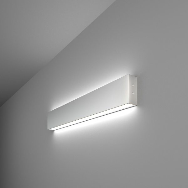 Линейный светодиодный накладной двусторонний светильник 20Вт 6500К серебро матовое IP20 (a041476) Elektrostandard Pro