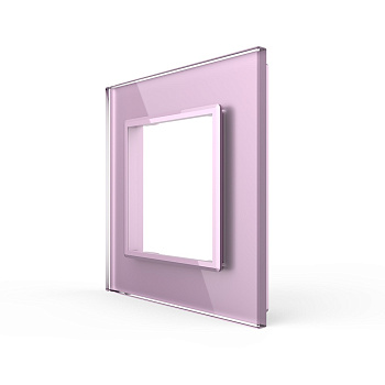 Рамка для розетки Розовая Livolo