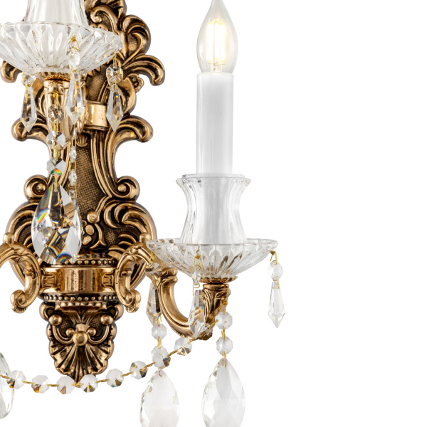 Бра 3*E14 40Вт Золото IP43 Palace DIA890-WL-03-G Maytoni