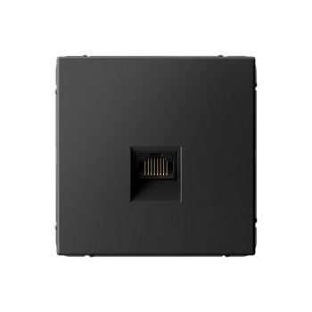 ARTGALLERY РОЗЕТКА компьютерная RJ45, кат. 6A, механизм, БАЗАЛЬТ Systeme Electric