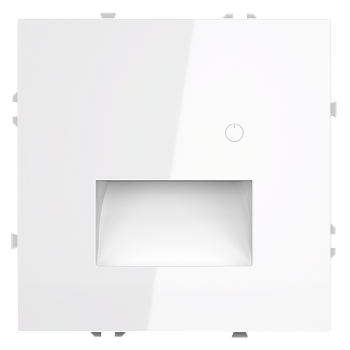 Подсветка светодиодная встраиваемая Voltum S70 с датчиком, (белый глянцевый)