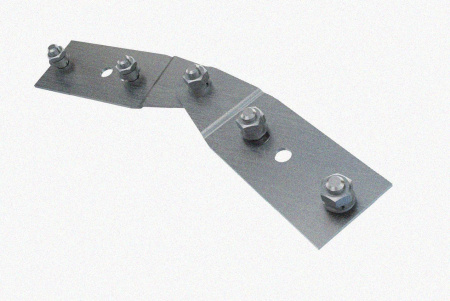 Соединитель шарнирный СШ.ЛМЗх50 УТ1,5, оцинкованный лист, S1,5