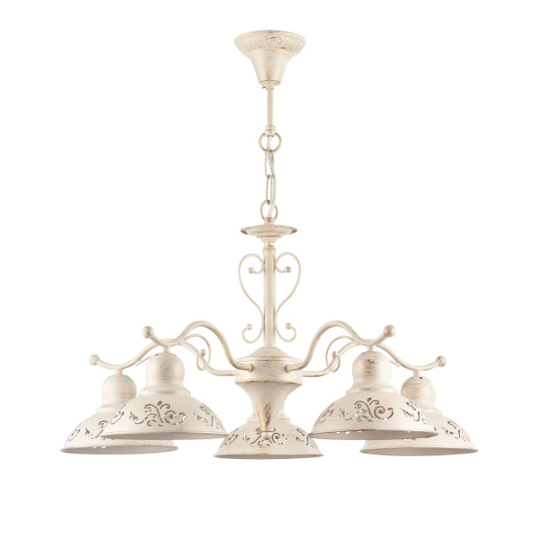 Люстра 5*E27 60Вт Кремовый с Золотом IP20 Benoit FR2566-PL-05-WG Freya