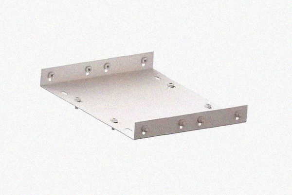 Соединитель лотковый замковый СЛЗ-600х60х1,5 УТ1,5, оцинкованный лист, S1,5