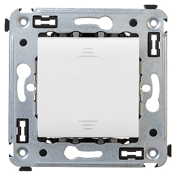 Выключатель одноклавишный в стену, "Avanti", "Белое облако" DKC