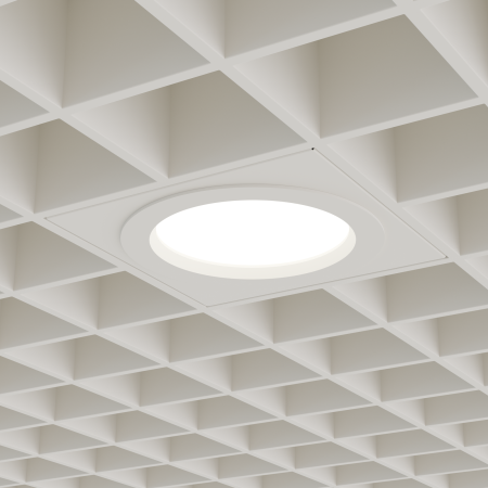 Светильник светодиодный ДВО LEDdownlight встр.круг 18Вт 4000К 001 170х45х150 IP54 АСТЗ