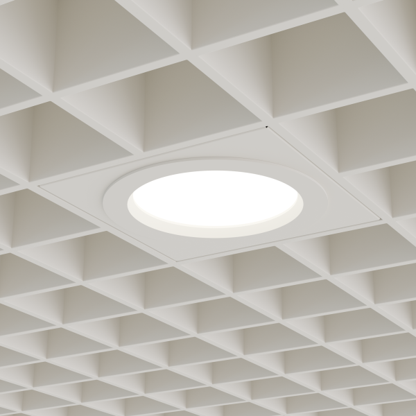 Светильник светодиодный ДВО LEDdownlight встр.круг 35Вт 4000К 001 228х45х210 IP54 АСТЗ