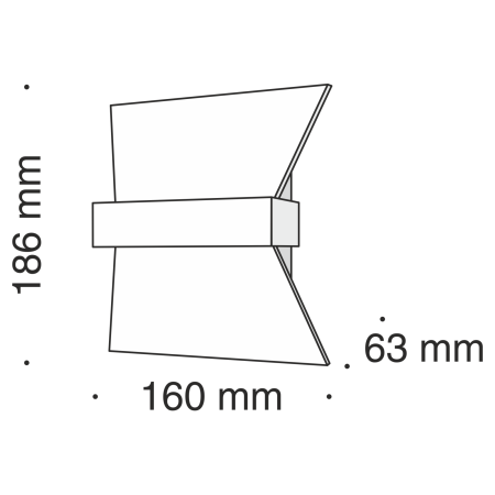 Бра 7Вт 3000K Белый IP20 Trame C805WL-L7W Technical