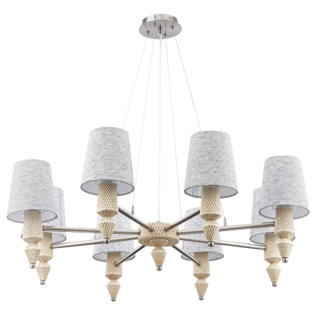 Люстра 8*E14 40Вт Никель IP20 Marseille MOD039PL-08N Maytoni