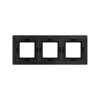 Рамка из металла, "Avanti", черная, 3 поста (6 мод.) DKC