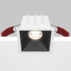 Встраиваемый светильник LED 10Вт Бело-черный IP20 Downlight DL043-01-10W4K-SQ-WB Technical Maytoni