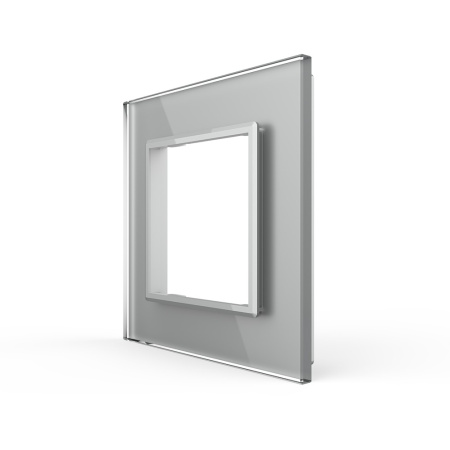 Рамка для розетки Серая Livolo