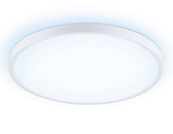 Потолочный светодиодный светильник FZ3005 WH белый IP44 33W+10W 6400+6400К D375*40 (Без ПДУ) Ambrella Light