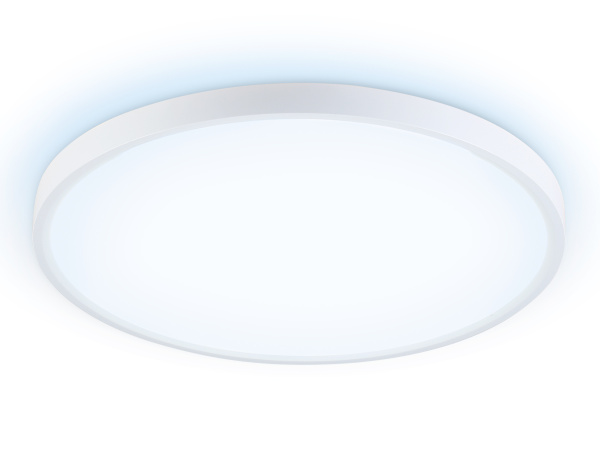 Потолочный светодиодный светильник FZ3005 WH белый IP44 33W+10W 6400+6400К D375*40 (Без ПДУ) Ambrella Light