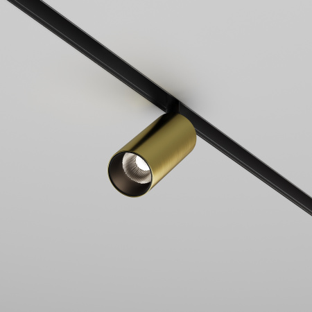 Трековый светильник LED 5Вт Черный и Латунь IP20 Magnetic track system Exility TR032-2-5W4K-M-BBS Technical Maytoni