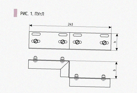 Соединитель-переходник ПУгП 100х50 УТ1,5, (правый), горячее цинкование,S1,5