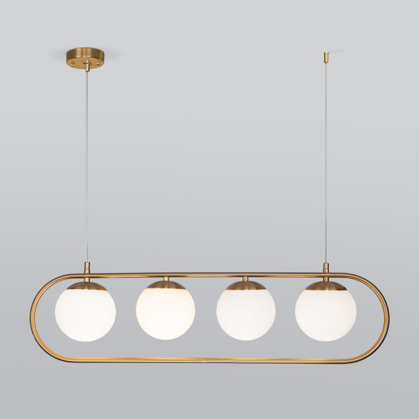 Подвесной светильник с плафонами 4*E27 60Вт золотой IP20 Ringo (50089/4 золото) Eurosvet