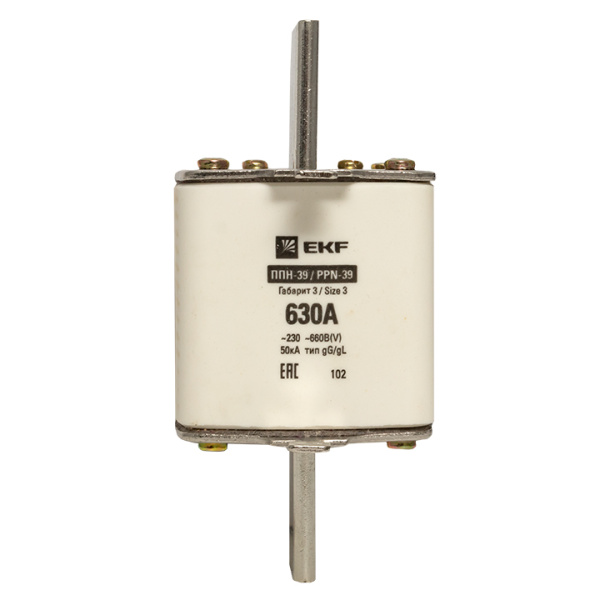 Плавкая вставка ППН-39 630/630А габарит 3 PROxima EKF