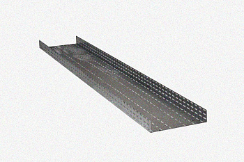Лоток глухой ЛМГ 600х150х2000 УТ1,5, оцинкованный лист, S1,5