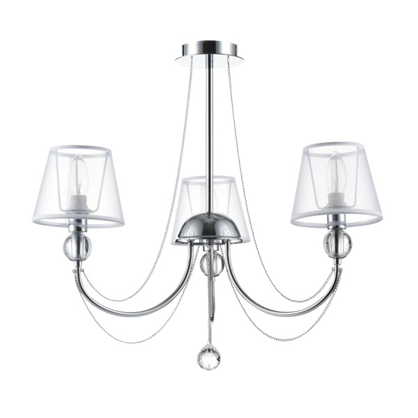 Люстра 3*E14 40Вт Хром IP20 Beverly FR5661-PL-03-CH Freya
