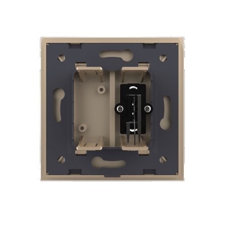 Розетка аудио RCA "2-ой тюльпан" Золотая Livolo