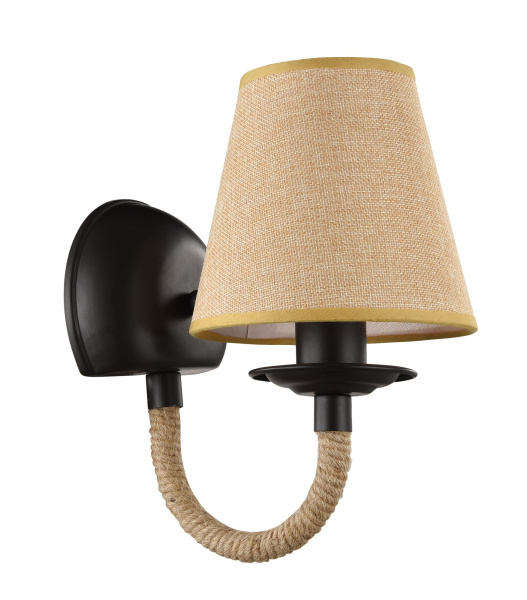 Бра 1*E14 60Вт Матовый Черный IP20 Corda FR4402-WL-01-BL Freya