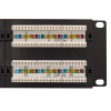 Патч-панель TERACOM PRO 19'' Cat,5E 2U неэкранированная UTP 48 портов RJ-45 Dual IDC EKF