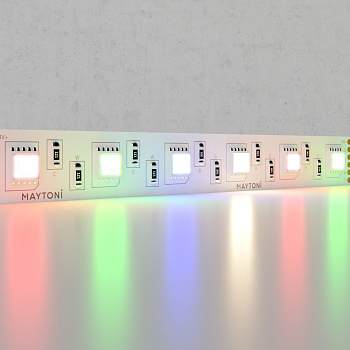 Лента светодиодная 24В 5050 20Вт/м 60LED/м RGB-MIX 5м IP20 20039 Technical Maytoni