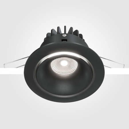 Встраиваемый светильник LED 12Вт Черный IP20 Downlight DL031-L12W4K-D-B Technical Maytoni