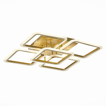 Светильник потолочный Золотистый/Белый LED 1*140Вт 3000-6000К SLE200422-05 EVOLED