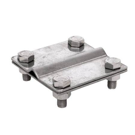 Зажим заземлитель 20 - полоса 50 (пластина 70*80мм) Ni PROxima EKF