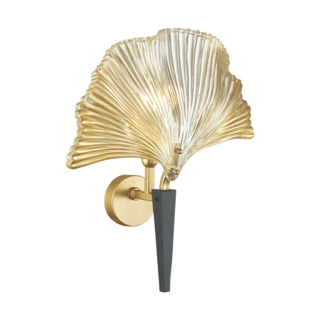 Бра E14 1*40W VENTAGLIO золотой/чёрный/стекло ODEON LIGHT