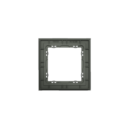 Рамка стеклянная Voltum S70 на 1 пост, (титан, стекло)