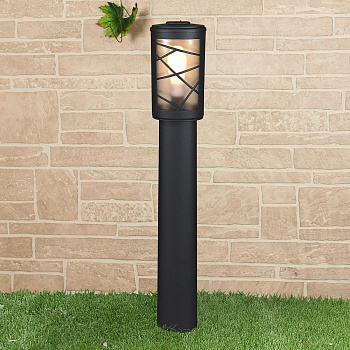 Черный ландшафтный светильник 1*E27 черный IP44 Premier F (a039861) Elektrostandard