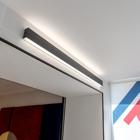 Линейный светодиодный накладной двусторонний светильник 50Вт 6500К черный IP20 (a042922) Elektrostandard Pro