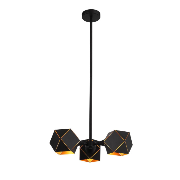 Люстра потолочная Черный/Черный, Золото E14 3*40Вт SL258.402.03 ST LUCE