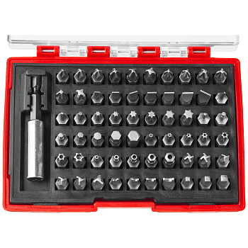 Набор "Мастер": Биты "МХ-61", Cr-V в боксе ЗУБР