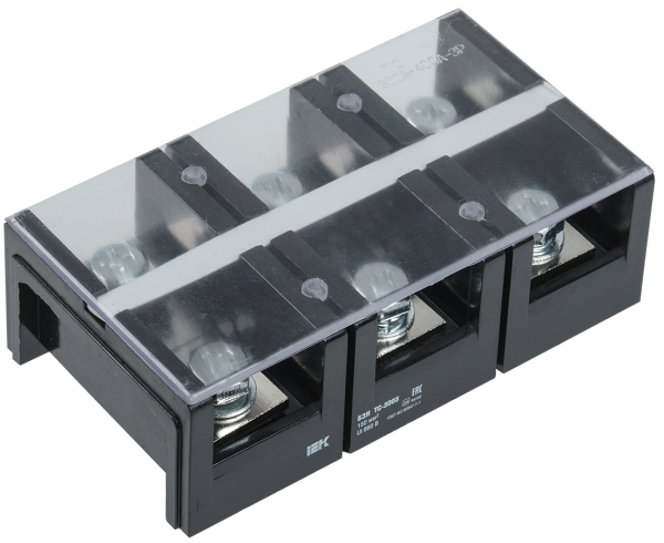 Блок зажимов наборный БЗН ТC-4003 200мм2 400A 3 пары IEK