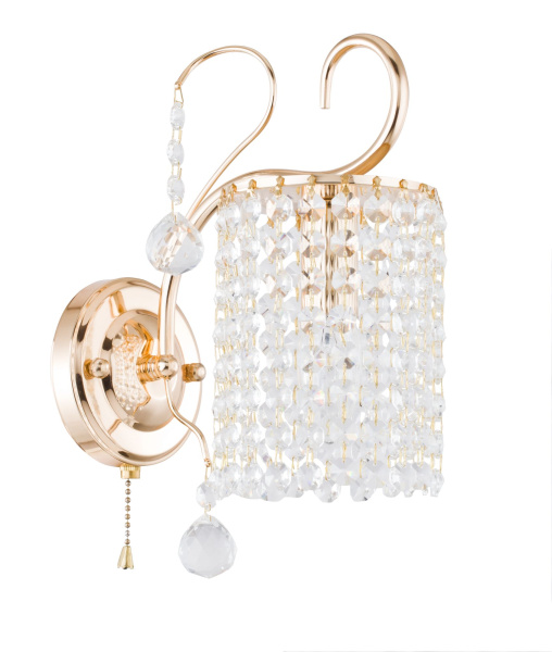 Настенный светильник (бра) 1*E14 40Вт Золото IP20 Leona FR1127-WL-01-G Freya