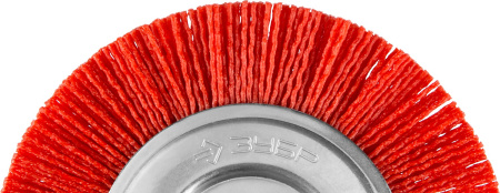 Профессионал. Щетка дисковая для УШМ, нейлоновая проволока с абразивным покрытием, 125х22мм ЗУБР