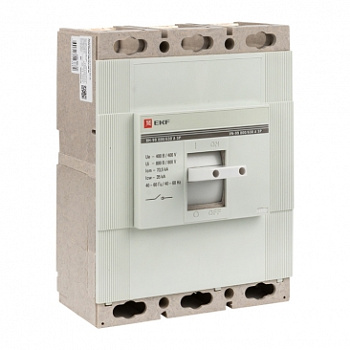 Выключатель нагрузки ВН-99 800/630А 3П PROxima EKF