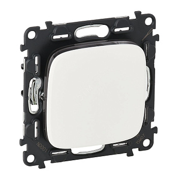 Valena Allure Механизм выключателя 1кл СП безвинтовые зажимы 10А белый IP20 Legrand