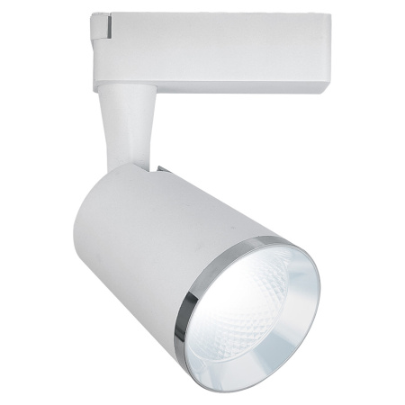 Св/д св-к Feron AL111 трековый 1ф на шинопровод 12W 4000K 35 градусов белый с хром рамкой