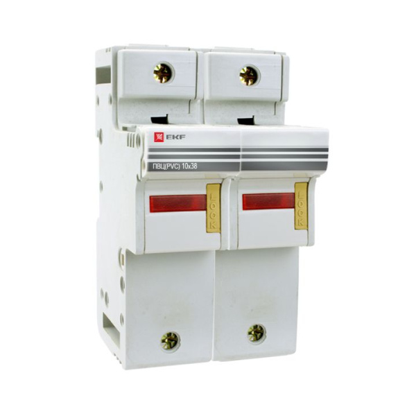 Предохранитель-разъединитель для ПВЦ 10x38 2P (с индикацией) PROxima EKF