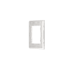 Рамка стеклянная Voltum S70 на 1 пост, (белый, стекло)