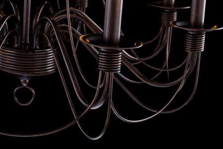 Люстра 8*E14 60Вт Коричневый IP20 Velia FR2046-PL-08-BR Freya