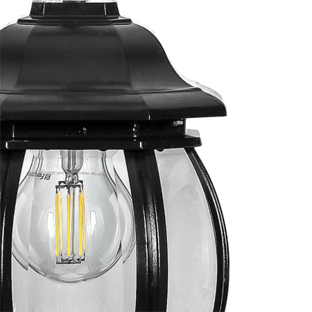 Светильник садово-парковый Feron 8105/PL8105 восьмигранный на цепочке 100W E27 230V, черный