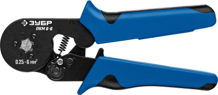 ПКМ-6-6 пресс-клещи для втулочных наконечников 0.25 - 6 мм.кв, Профессионал ЗУБР